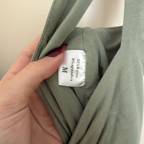 Olive Green TankTop - Picture 2 of 3